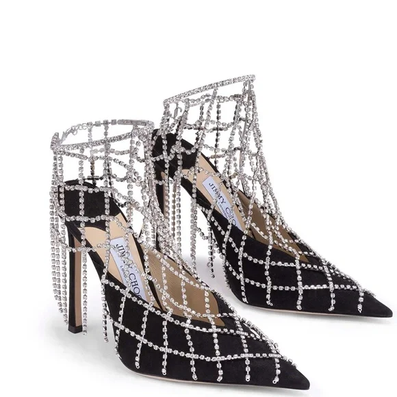 JIMMY CHOO CRYSTAL HEEL - Picture 6 of 6
